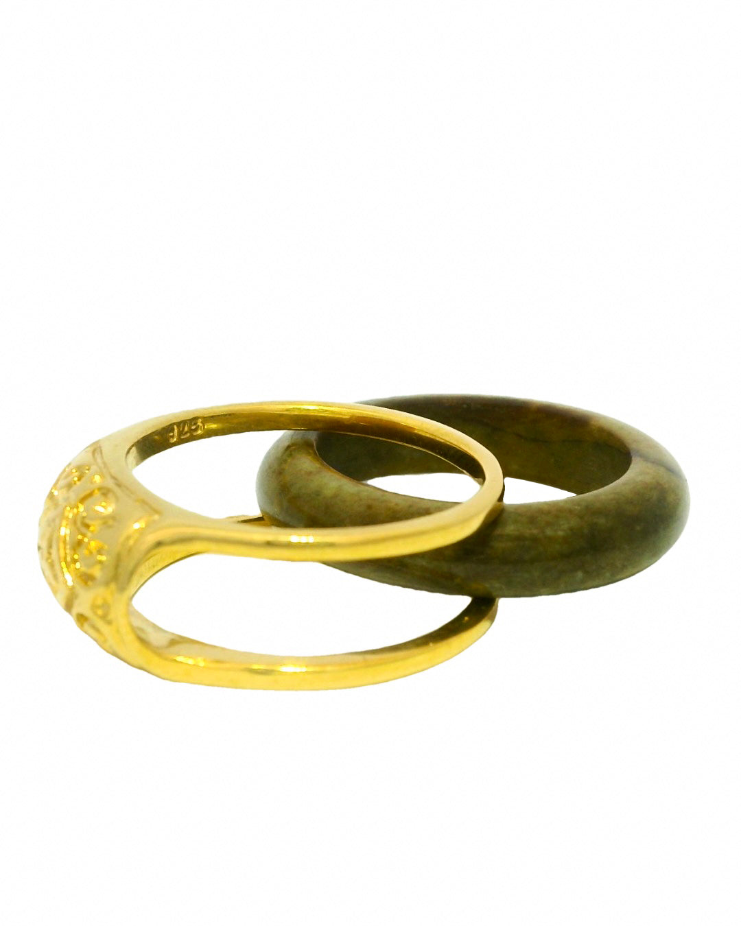 Detachable Jade Rings