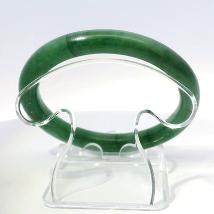 55 Icy Imperial Round Jade Bangle