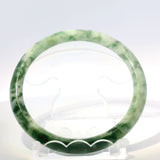 59 Camo Green Round Jade Bangle