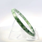 59 Camo Green Round Jade Bangle