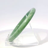 59 Apple Green Round Jade Bangle