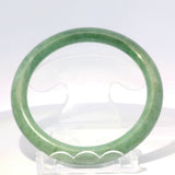 59 Apple Green Round Jade Bangle