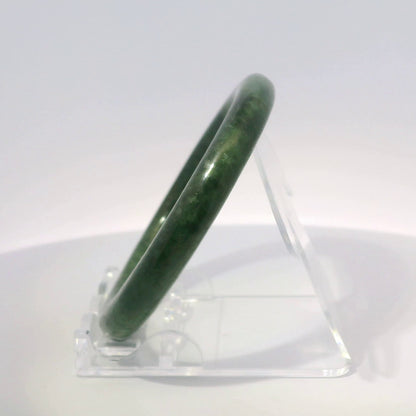 51 Deep Imperial Round Jade Bangle