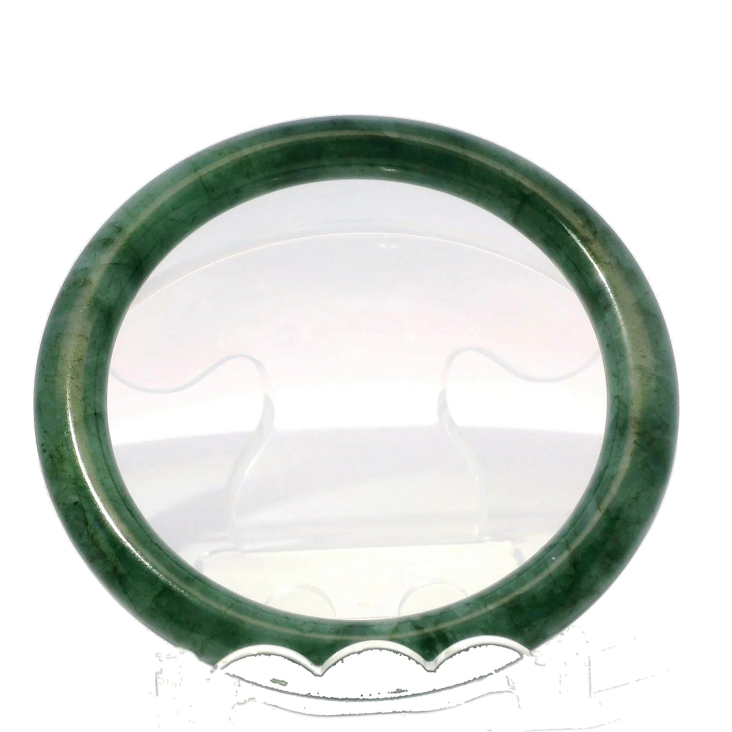 59 Icy Imperial Round Jade Bangle