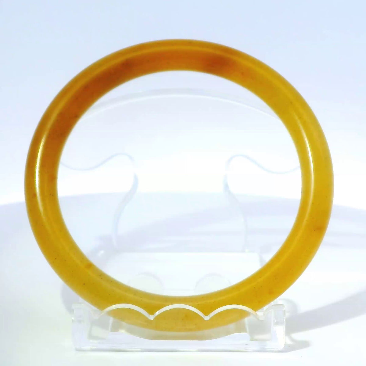 56 Honeycomb Round jade Bangle