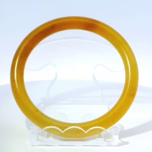 56 Honeycomb Round jade Bangle