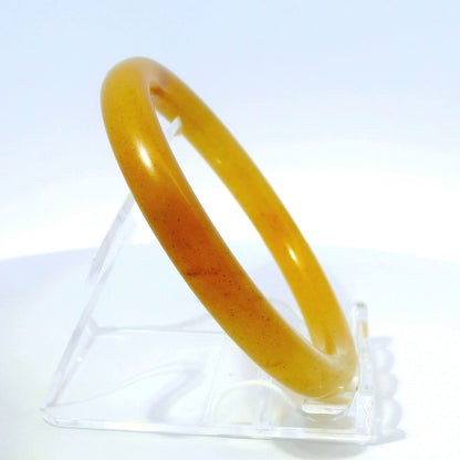 56 Honeycomb Round jade Bangle