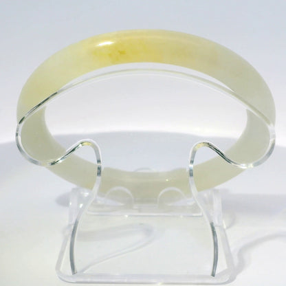 56 Light Honey Round Jade Bangle