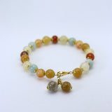 8mm Jade Bead Bracelet with Clasp