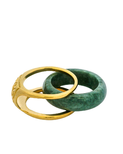 Detachable Jade Rings