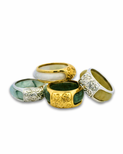 Detachable Jade Rings