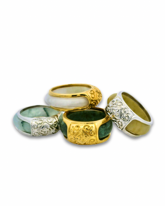Detachable Jade Rings