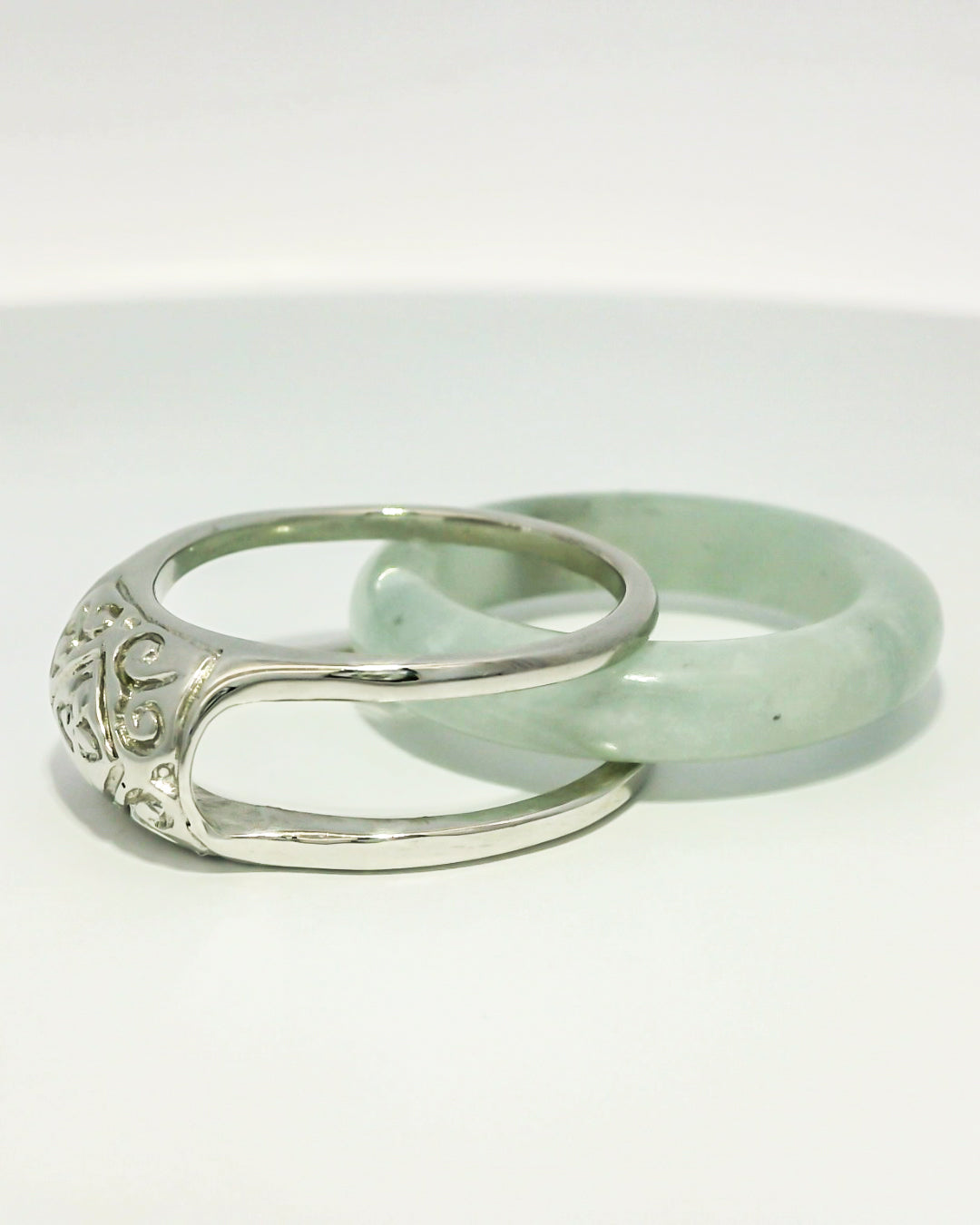 Detachable Jade Rings