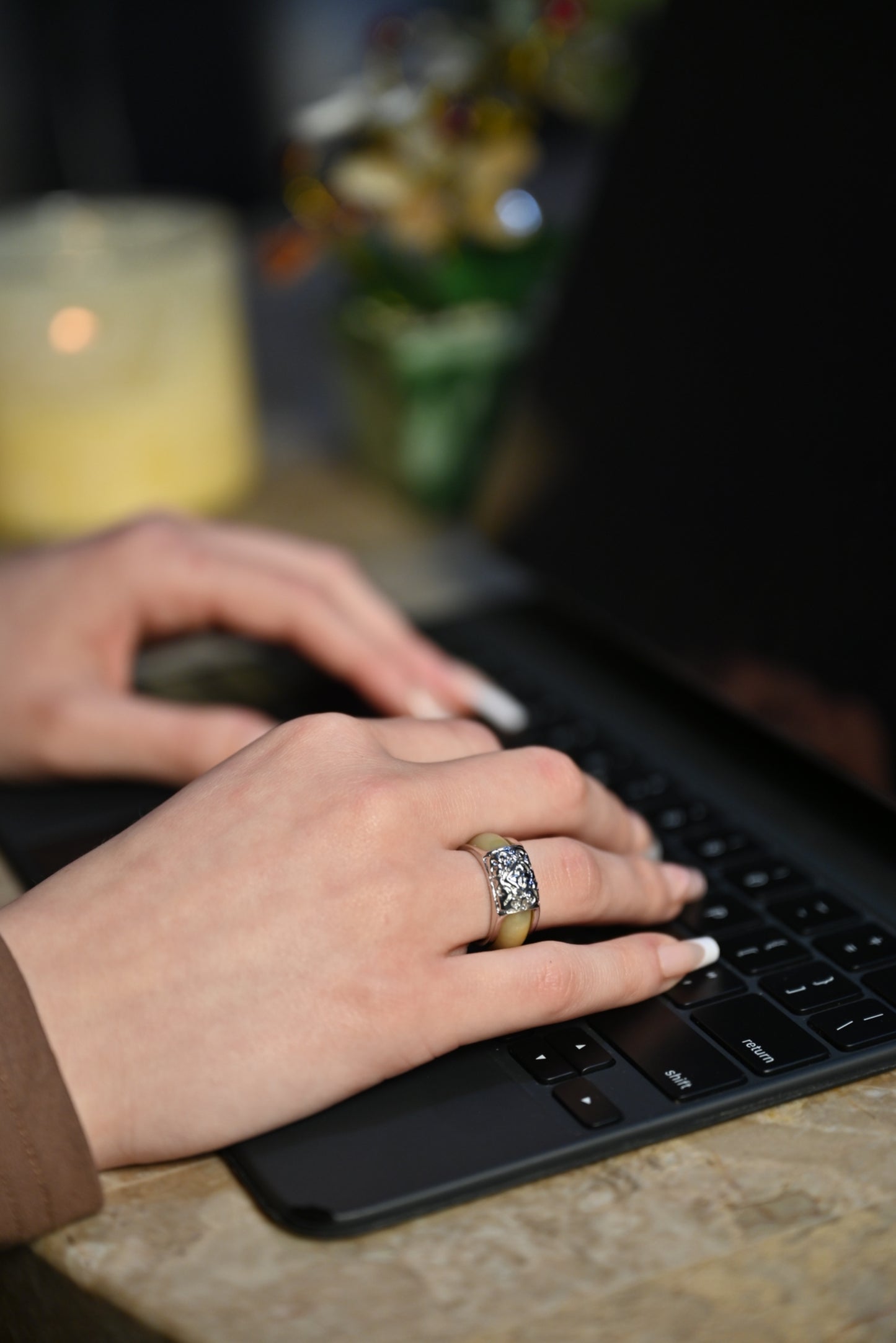 Detachable Jade Rings