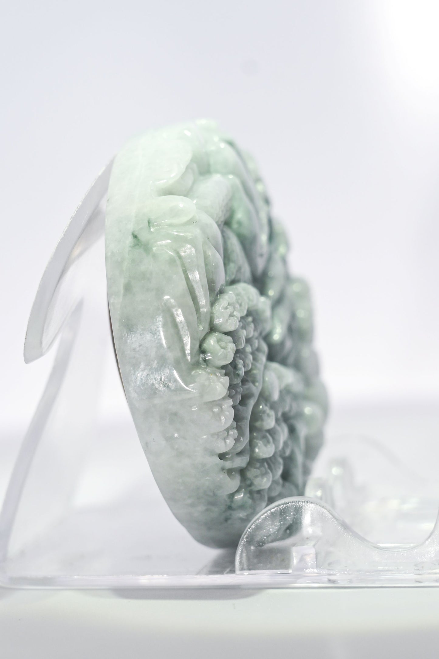 White Lavender Jade Zen View Magnet