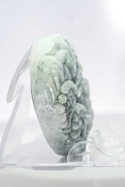 White Lavender Jade Zen View Magnet