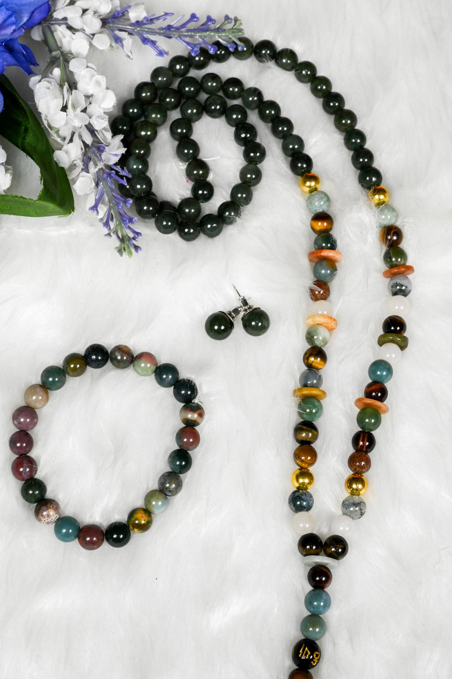 Serenity Stone Lanyard Set