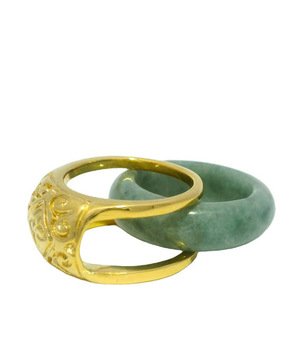 Detachable Jade Rings
