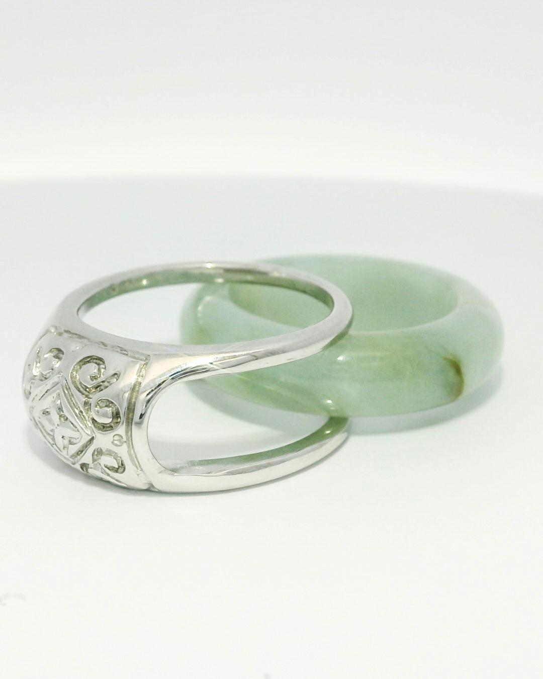 Detachable Jade Rings