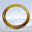 58 Honey Round Cut Jade Bangle