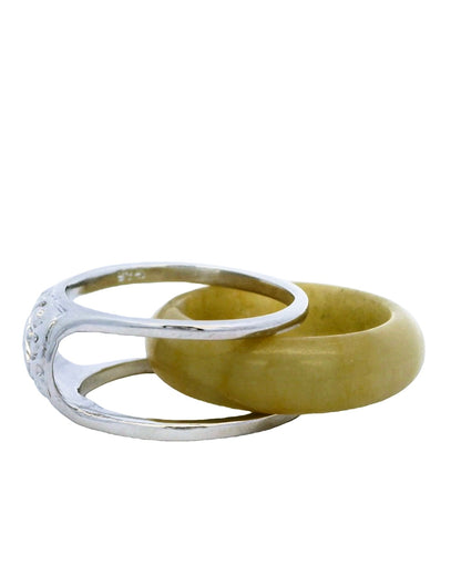 Detachable Jade Rings