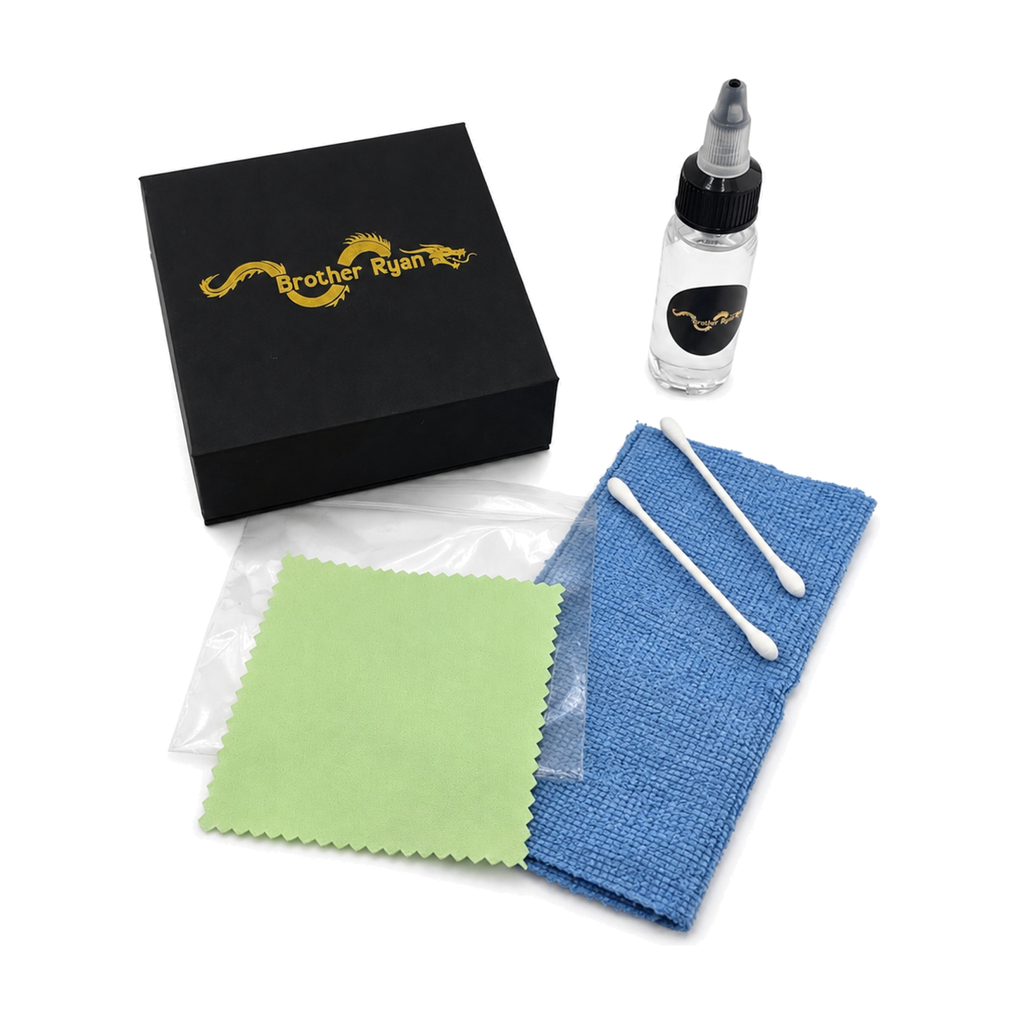 Jade Jewelry Cleaning Kit – Care Solution, Microfiber & Anti-Tarnish Cloth