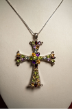 Gemstone Rosery Cross