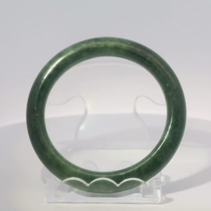 51 Deep Imperial Round Jade Bangle