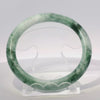 58 Moss Ocean Blue Round Jade Bangle