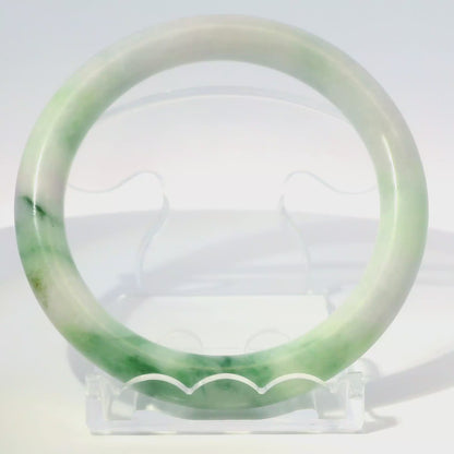 55 Spring Round Jade Bangle