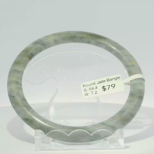 Natural Burmese Jadeite Bangle – Size 64 | SL113