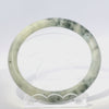 59 Off-White Wuji Round Jade Bangle