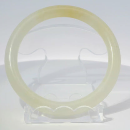 56 Light Honey Round Jade Bangle