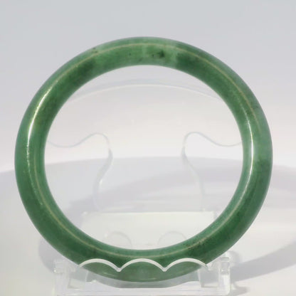 55 Milky Imperial Round Jade Bangle