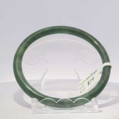 Natural Burmese Jadeite Bangle – Size 63 | SL080