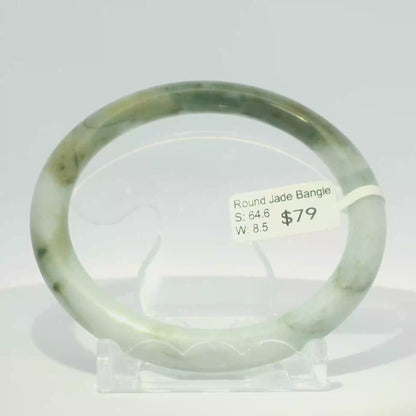 Natural Burmese Jadeite Bangle – Size 64 | SL109