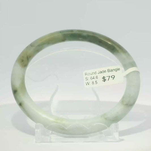 Natural Burmese Jadeite Bangle – Size 64 | SL109
