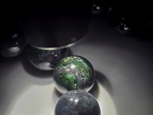 HQ Black Jade Polished Bead Bracelet