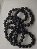 HQ Black Jade Polished Bead Bracelet