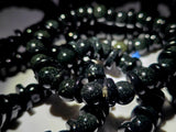 Black Jade Spacer Bead Bracelet